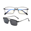 (DHTJ2138)金屬框眼鏡/可拆式太陽眼鏡/時尚套鏡