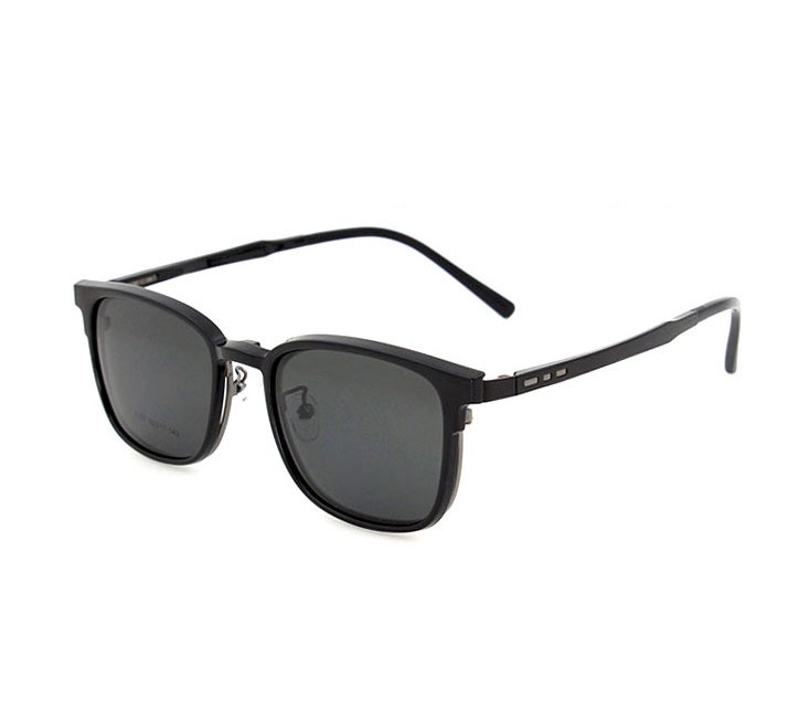 (DHTJ2127)金屬框眼鏡/可拆式太陽眼鏡/時尚套鏡