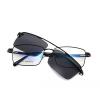 (DHTJ2141)金屬框眼鏡/可拆式太陽眼鏡/時尚套鏡