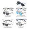 (DHTJ2141)金屬框眼鏡/可拆式太陽眼鏡/時尚套鏡
