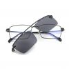 (DHTJ2138)金屬框眼鏡/可拆式太陽眼鏡/時尚套鏡